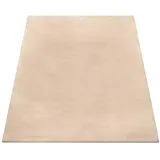 KADIMA DESIGN Hochflor Teppich 200 x 290 cm Beige