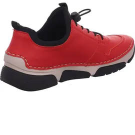Rieker Slip-On Sneaker, mit Gummizug und Schnellverschluss rot