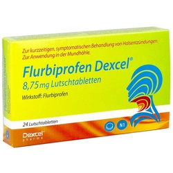 Flurbiprofen Dexcel 8,75 Mg Lutschtabletten
