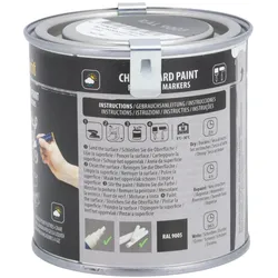 Securit® Acryl-Kreidetafellack für Securit® Kreidestifte, Schwarz, 250 ml 7,5x7,5x7,5cm | 250ml