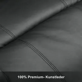 MCombo M MCombo Massagesessel Fernsehsessel Relaxsessel 7020, mit Heizung, Dreh 360° Schaukel, manuell verstellbar (schwarz-kunstleder)