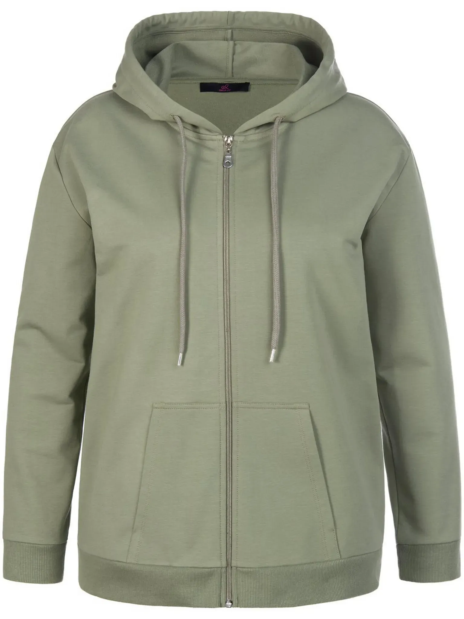 Le gilet sweat à capuche  Emilia Lay vert