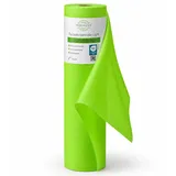 Sensalux Tischdeckenrolle Vlies 1,00 x 10 m Apfelgrün, 80 g/m2, abwaschbar, wasserabweisend, stoffähnlich, Tischdecke Rolle, Oeko-TEX, Party, Hochzeit, Catering, Event