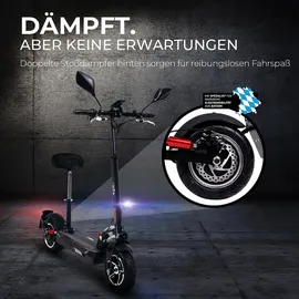 eFlux Lite Six Pro 1000 Watt 40 km/h Schwarz