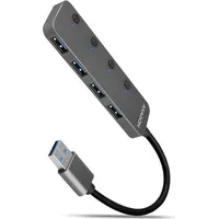 AXAGON HUE-MSA USB-A Switch Hub, 4x USB 3.0, aktiv