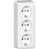 Gira Schuko-Dreifachsteckdose 16 A 250 V~ Reinweiß