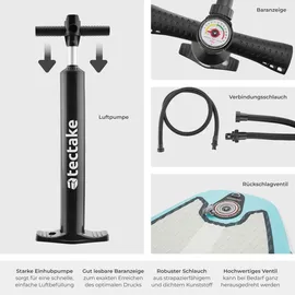 Tectake SUP Board Set 288 x 77 x 22,5 cm türkis