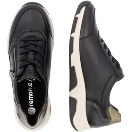 remonte Sneaker Damen Schwarz/Gold 37