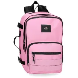 Pepe Jeans für Frauen/Mädchen. 63225C9 Rucksack 40cm Aris Buntes Rosa (OSFA), Lässig, Polyester, Kinderbekleidung