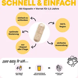 yes vegan Sun Vitamins D3 + K2 Kapseln 180 St.