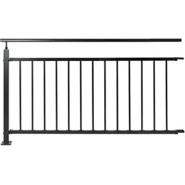 DOLLE Geländerset Acadia 150 cm Aluminium/ Edelstahl/ Stahl schwarz