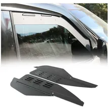 Omac Lüftungsgitter Be & Entlüftung kompatibel mit Dacia Dokker 2012-2020 Aluminium Schwarz 2tlg
