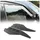 Omac Lüftungsgitter Be & Entlüftung kompatibel mit Dacia Dokker 2012-2020 Aluminium Schwarz 2tlg