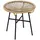 Outsunny Beistelltisch Ø 50 x 52 cm Beige
