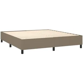 vidaXL Boxspringbett 180 x 200 cm Taupe