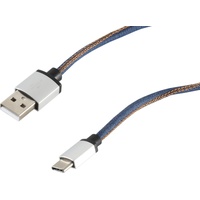 ShiverPeaks USB Kabel 1 m USB 2.0 USB A USB C Blau
