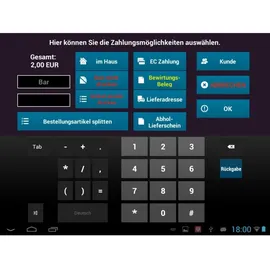 Blitzkasse 5" Kassenterminal Blitzkasse GASTRO