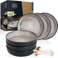Moritz & Moritz VIDA 6er Suppen Teller Set Beige