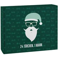 Herz & Heim befüllbarer Adventskalender mit festlichen Weihnachtsmotiven zur Wahl bunt