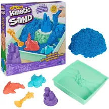 Spin Master Kinetic Sand KNS Sand Box Set Blau 454 g