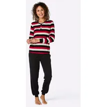 Witt Schlafanzug Schlafanzug . rot|schwarz 44/46