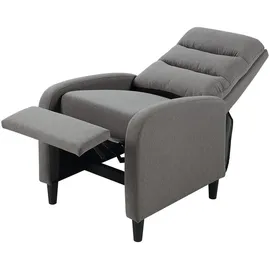Atlantic Home Collection Relaxsessel Tiago 69 x 102 x 90 cm Grau mit Körperdruck aktivierbarer Relaxfunktion