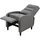 Atlantic Home Collection Relaxsessel Tiago 69 x 102 x 90 cm Grau mit Körperdruck aktivierbarer Relaxfunktion