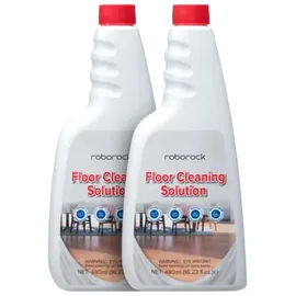 Roborock Bodenreinigungslösung für Saugroboter 2 x 480 ml Weiß