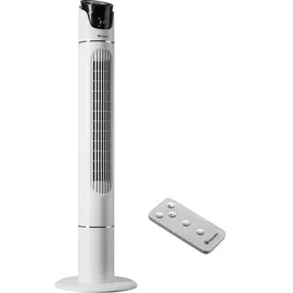 Tectake Turmventilator 110 cm Weiß