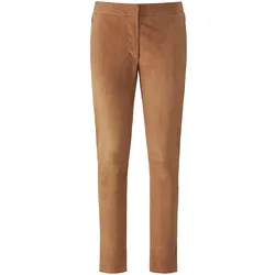Knöchellange Lederhose Fadenmeister Berlin braun, 42
