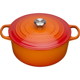 Le Creuset Signature Bräter 20 cm rund ofenrot