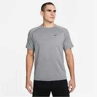 Nike Ready Dri-FIT Kurzarm-Fitness-Oberteil Herren Smoke Grey/Heather/Black XXL