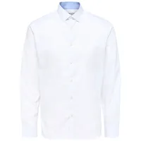 Selected Slim New Mark Langarmhemd - Bright White -