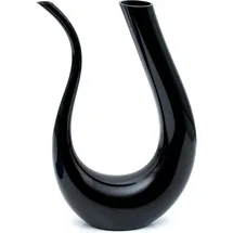 Intirilife Wein Dekanter Karaffe U-Form Serviergefässe, Schwarz