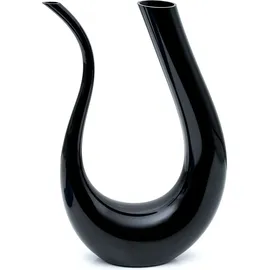 Intirilife Wein Dekanter Karaffe U-Form Serviergefässe, Schwarz