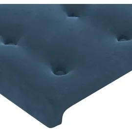 vidaXL Kopfteile 2 Stk. Dunkelblau 80x5x78/88 cm Samt