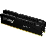 Kingston FURY Beast DDR5 5600MT/s 128GB Kit (2x64GB) CL40 Schwarz KF556C40BBK2-128