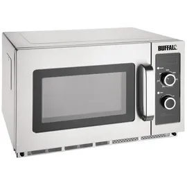 Buffalo Professionelle Mikrowelle Manuell 34L Silber
