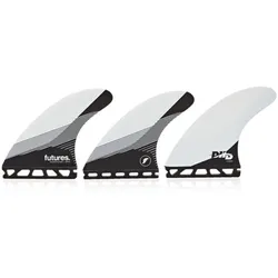 futures Thruster Fin Set DHD Honeycomb L Fin 25, Farbe: Weiss, Finnenbox: futures