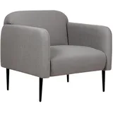 Beliani Sessel, Schwarz, Grau, 1-Sitzer, 83x77x74 cm, Wohnzimmer, Sessel, Polstersessel