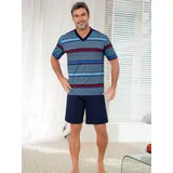 Witt Weiden Shorty in marine-rot-gestreift | Gr.: 56/58