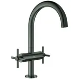 Grohe Atrio Waschtisch-Einlochbatterie L-Size, Kreuzgriffe, Ablaufgarnitur, chrom