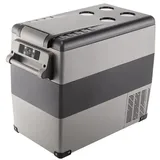 Portable Auto Kühlbox - Kompressor Kühlschrank Gefrierbox 55 l - Dual-Zone - 12/24/220 V - Bis -20 °C - Für Camping Wohnmobil Caravan - Schwarz - Schwarz