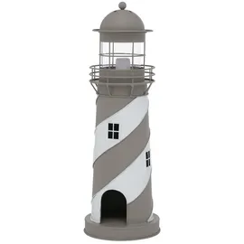 Boltze Laterne Amrum Eisen grau/weiß