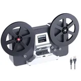 Somikon Filmscanner: HD-XL-Film-Scanner & -Digitalisierer für Super 8 & 8 mm, bis 7'-Rollen (Filmdigitalisierer, Filmscanner 8mm, Filmdigitalisierung)