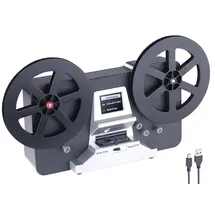 Somikon Filmscanner: HD-XL-Film-Scanner & -Digitalisierer für Super 8 & 8 mm, bis 7'-Rollen (Filmdigitalisierer, Filmscanner 8mm, Filmdigitalisierung)