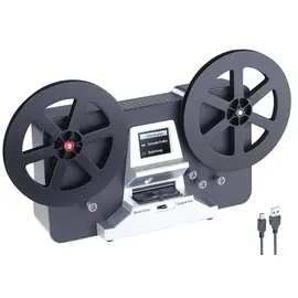 Somikon Filmscanner: HD-XL-Film-Scanner & -Digitalisierer für Super 8 & 8 mm, bis 7'-Rollen (Filmdigitalisierer, Filmscanner 8mm, Filmdigitalisierung)