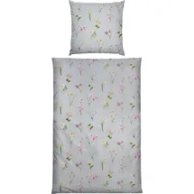 Erwin Müller Seersucker hellgrau | Gr.: 135x200 cm 80x80 cm)