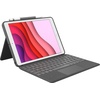 Tastatur und Schutzhülle für iPad 10.2" grau