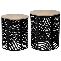 Atmosphera Créateur d'intérieur Couchtische-Set in schwarz | Gr.: onesize